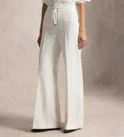 polo ralph lauren para mujer 211b17561001 pantalon beaton de algodon y lana blanco roto 40 casual clasico