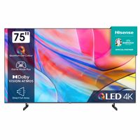 hisense 75a79kq televisor 1905 cm 75 4k ultra hd smart tv wifi antracita 250 cd  m