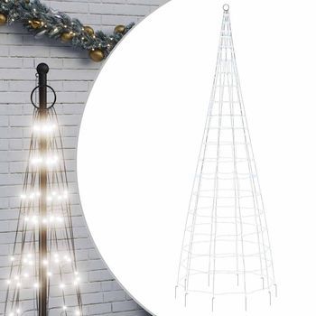 Árbol De Navidad 550 Led Blanco Frío 300 Cm Vidaxl