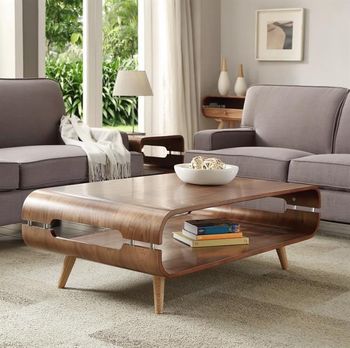 Helsingborg Walnut Open Coffee Table