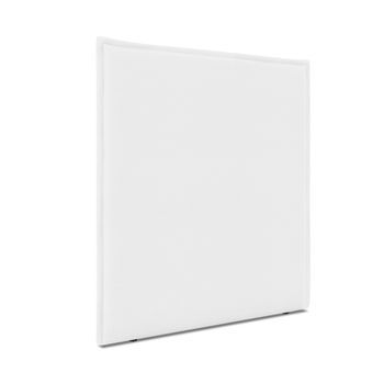 Cabecero De Lino Natural Liso Con Ribete Hasta El Suelo 90x120cm Camas 80/90 - Blanco