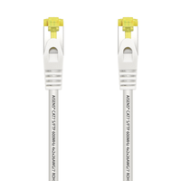 aisens cable de red latiguillo rj45 lszh cat7 600 mhz sftp pimf awg26 blanco 05 m