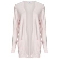 vila chaqueta de punto viril open ls knit para mujer