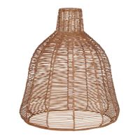 pantalla lampara de ratan gather - naturale - 50x46x46