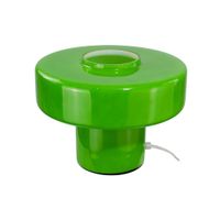 lampara de mesa de vidrio verde