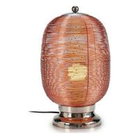 lampara de mesa metal cobre metal 22 x 36 x 22 cm