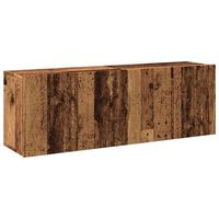 muebles para tv de pared 2 uds madera envejecida 60x30x41 cm