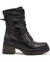 de azarey 494h588 botines moteros s con cordones negro