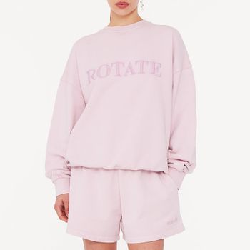 Rotate Sunday Relaxed Cotton-Jersey Sweatshirt - L