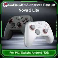 controlador gamesir nova 2 lite para pc nintendo switch bluetooth inalambrico efecto hall barra ultrabaja latencia parachoques mecanico