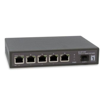 Switch LevelOne GEP-0625 5 Puertos 2.5G PoE+ 1 SFP+ Sin Ventilador No Gestionado