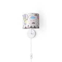 aplique de pared elio blanco crema