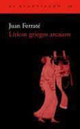liricos griegos arcaicos