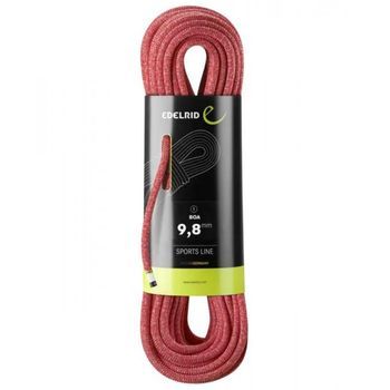 Edelrid 710790702000 Cuerda De Escalada Rojo 70000 Mm 9,8 Mm Poliamida 1 Pieza(s)