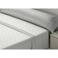 juego de sabanas dor lavanda gris cama de 180 franela