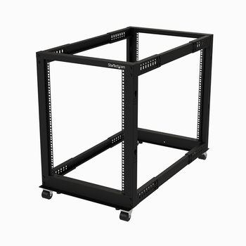 15U OPEN FRAME RACK - 4 POST - 22-40 IN. ADJUSTABLE DEP TH