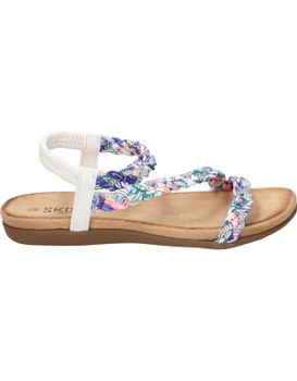 Sandalias Planas Para Mujer Skydiva Sobrao Blanco Y Azul 41