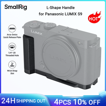 SmallRig LUMIX S9 Mango en forma de L para Panasonic LUMIX S9, w Arca-Swiss Placa de liberación rápida para montaje de trípodes tipo Arca-4517