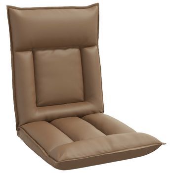 Sillón Ajustable Capuchino Cuero Sintético Vidaxl
