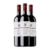 jesus madrazo vino tinto num iv rioja 75 cl 145 vol pack de 3 unidades