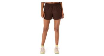Pantalones cortos asics nagino run marron para mujer
