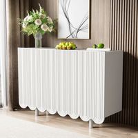 aparador - mueble para salon - mdf - blanco 120x375x808cm