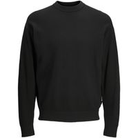 jack  jones jersey 12261771 jorscott knit crew neck black para hombre