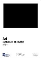 distrimar dct04 - paquete de 100 cartulinas a4 180 grm2 color negro