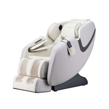 Sillón De Masaje Marino Con Tapicería De Tela Tejida Premium - Gris Claro