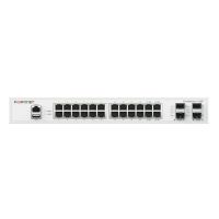switch gestionado fortinet fs-124f 24x gigabit ethernet 4x sfp l2 rack 1u blanco