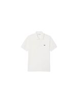 polo lacoste chemise col bord-cotes manches courtes hombre blanc