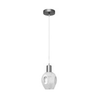 lampara colgante meteoro 1xe27 cromofume regx14 3 oquedades de fabrilamp