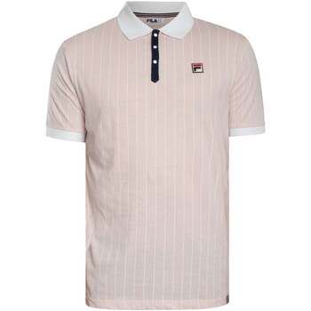 Fila Polo BB1 Classic Striped Polo Shirt Pale Lilac/White/ Navy para hombre