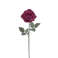 tallo de rosa cerrada artificial violeta h64