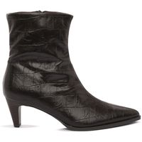 corina zapatos de tacon fino cafe para mujer