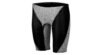 Michael phelps matrix banador de cintura baja jammer negro gris oscuro hombre