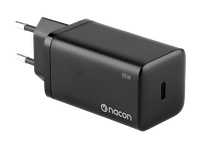 cargador nintendo switch 2 - nacon ac adapter para 2 lite y oled carga rapida 65w usb-c negro