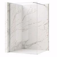 mampara de ducha rea flexi chrome 100