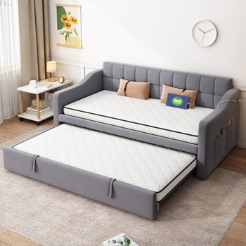 Colchón De Muelles De 90 X 190 Cm, Firmeza H3 Y Soporte Ergonómico