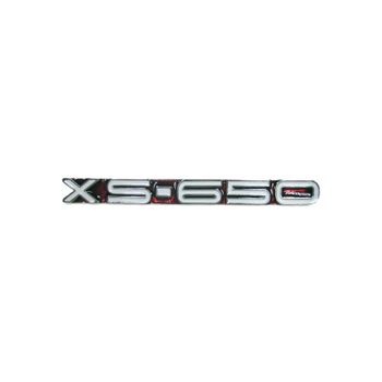 Emblema panel lateral Yamaha XS 650 -'73 OE-Réplica rojo