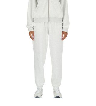 New Balance para mujer. WP41500 Pantalón Jogger Sport Essentials gris (L), Casual, Algodón