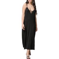 luna splendida vestidos vestido largo de verano star negro splendida para mujer