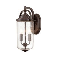 aplique de pared de exterior willoughby 2 luces