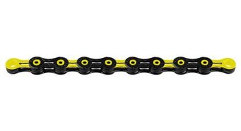 Cadena kmc dlc11 118 links 11s negro amarillo