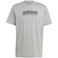 adidas camiseta t-shirt gris en coton para hombre