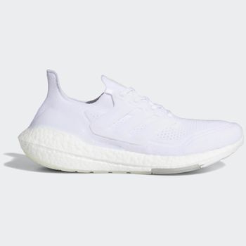 adidas Ultra Boost 21 Running Shoes - Ftwr White/Ftwr White/Grey Three - US 8.5/UK 8