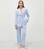 marella para mujer 2513131081200 pantalon nupar azul 44 casual fiesta lyocell