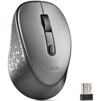ngs dew gray raton optico inalambrico 1600 dpi gris
