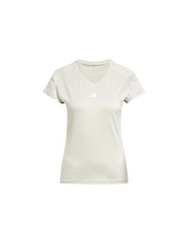 Camiseta de Fitness adidas Aeroready Minimal Mujer Azul/Blanco