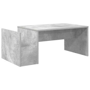 Mesa De Centro 90x45x35 Cm Madera - Gris